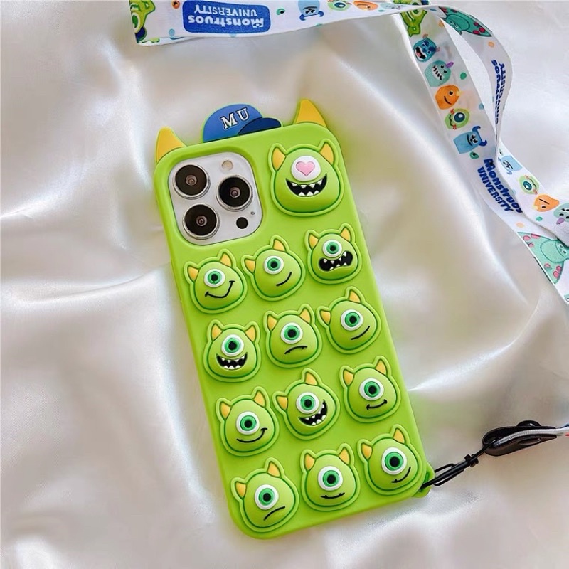 Ốp pop it quái vật Mike 7/8/7p/8p/x/xs/xr/xsmax/11/11pro/11promax/12/12pro/12promax/13/13pro/13promax