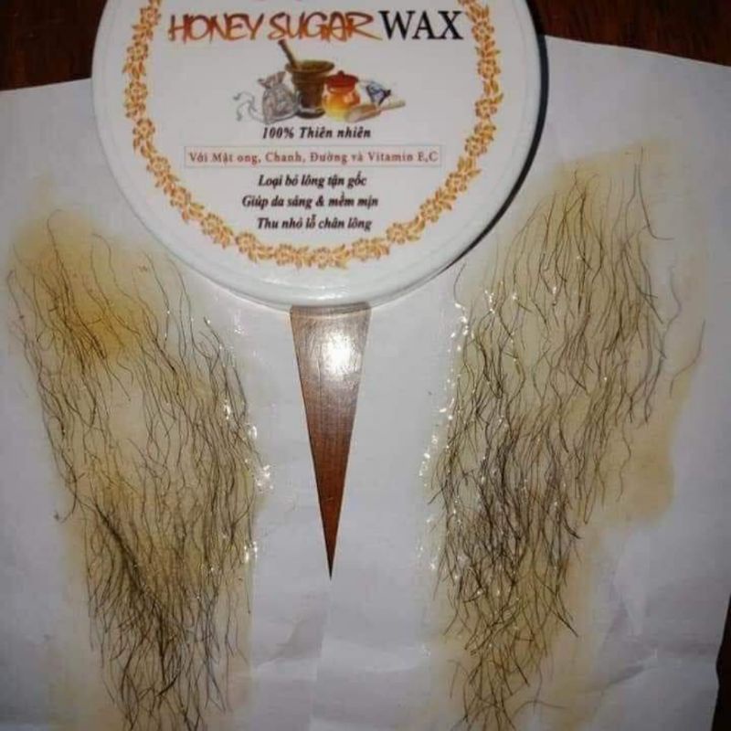 Sáp wax lông tay chân nách và mỡ trăn shiny handmade