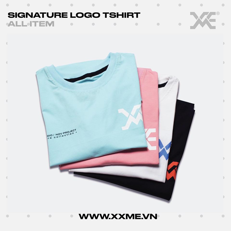 Áo thun Signature màu hồng XXME | BigBuy360 - bigbuy360.vn