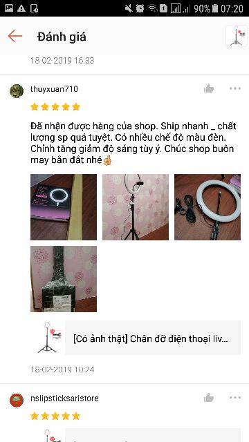 ĐÈN LIVESTREAM 26cm/35cm/45cm + chân thép tripod 2m + giá đỡ điện thoại mẫu mới | BigBuy360 - bigbuy360.vn