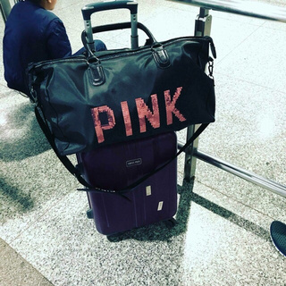 Túi du lịch pink size đại