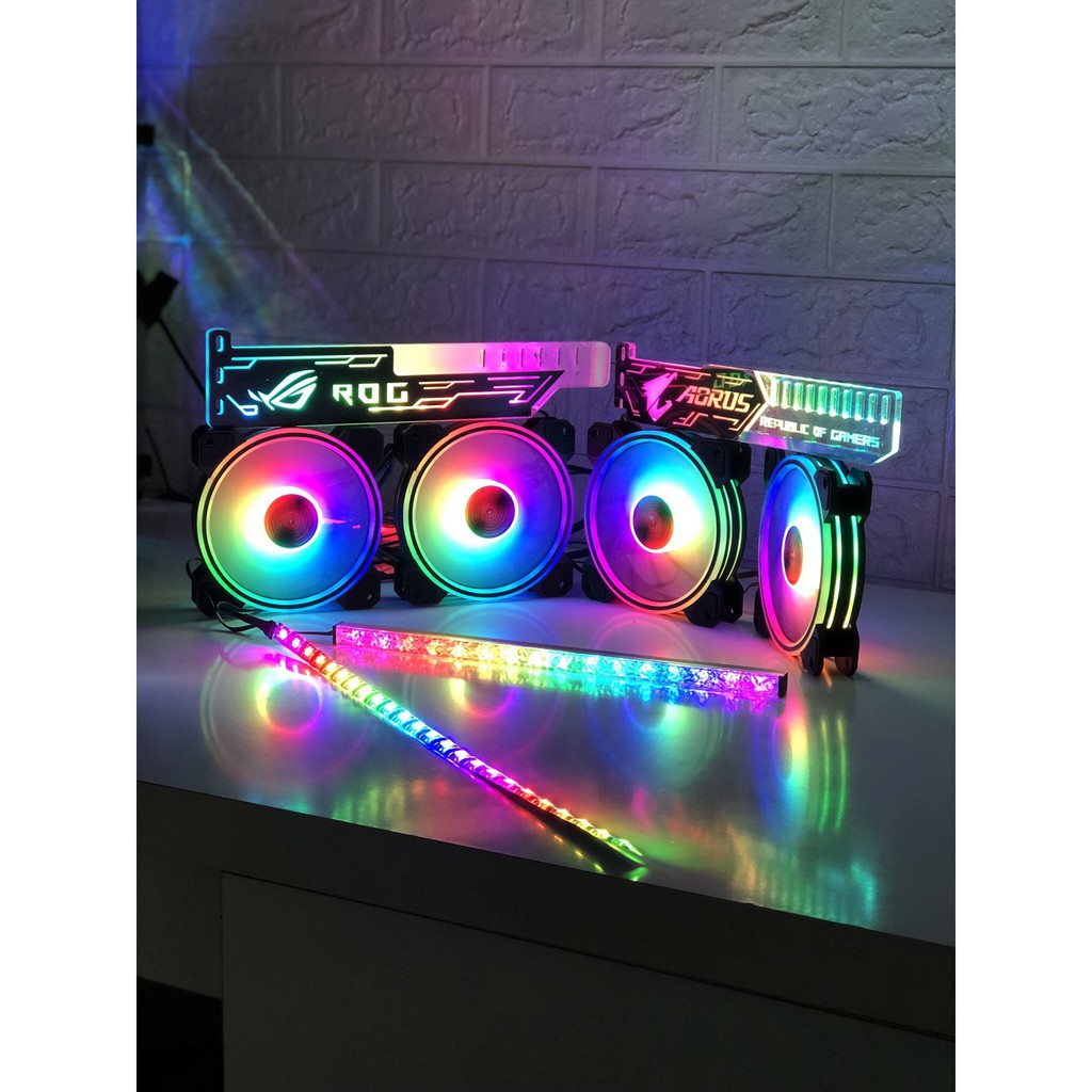 [Mã ELFLASH3 hoàn 10K xu đơn 20K] Fan Coolmoon RGB M1 - Quạt Tản Nhiệt - 16 Triệu Màu 366 Hiệu Ứng