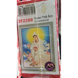 Freeship 99k tq_tranh đá quan âm