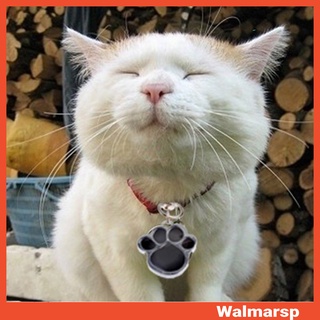 Móc chìa khóa mặt hình vết chân cún gắn thẻ ID tên thú cưng chống thất lạc