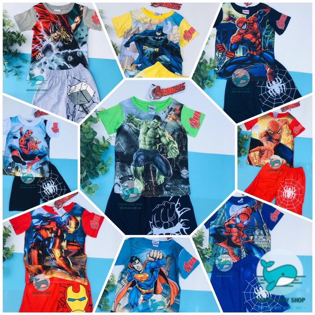 [Có sẵn] [FreeShip] [Ảnh thật] Bộ Marvel Thế Giới Siêu Nhân Bé Trai made in Thailand (có hình thật)