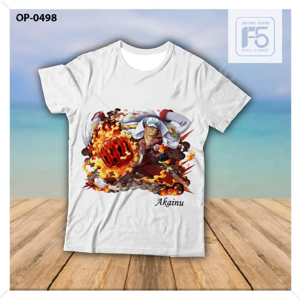 (SALE) Áo Thun Áo Phông OnePiece - Akainu Đô Đốc OP498