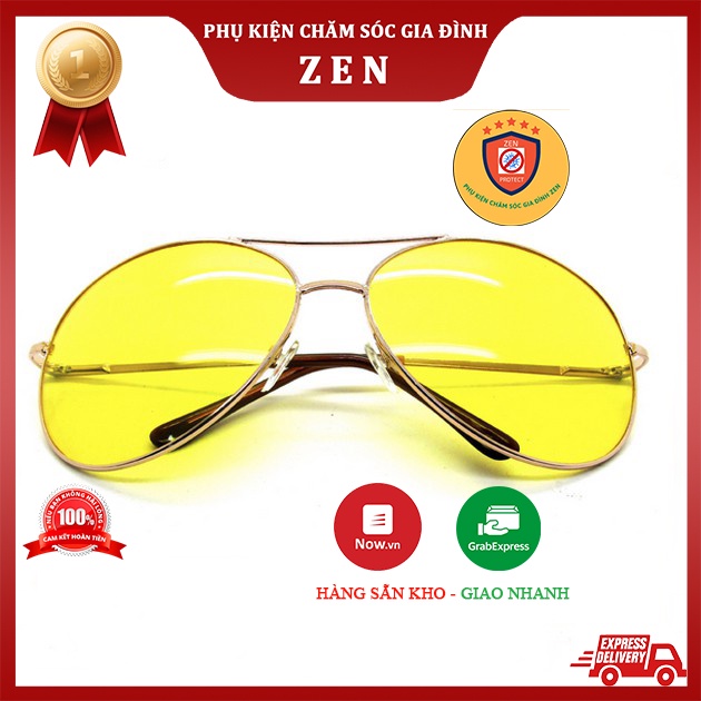 Kính nhìn xuyên đêm chống chói lóa, bảo vệ mắt, Mắt kính mát thời trang che bụi, chắn gió khi đi đường