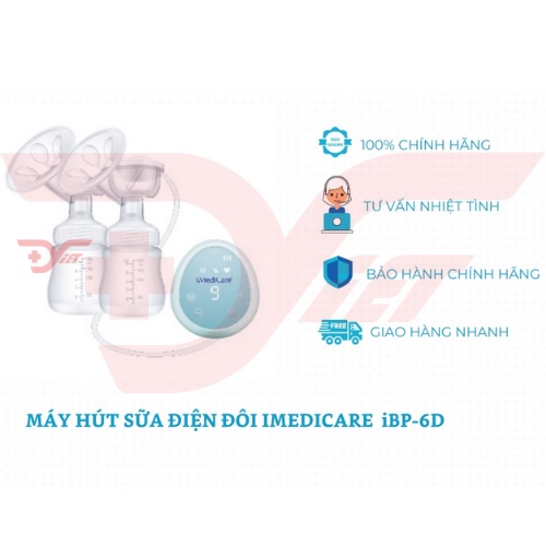 Máy hút sữa điện đôi iMediCare iBP6D