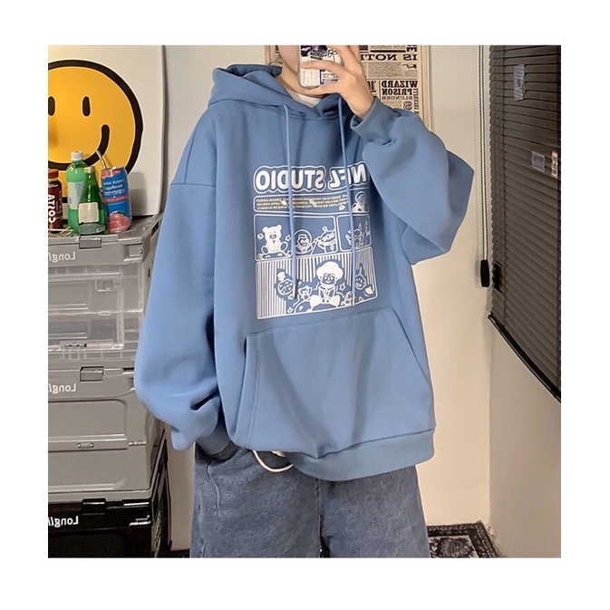 [ BÁN SỈ ] Áo HOODIE STUDIO Chất Nỉ Cotton