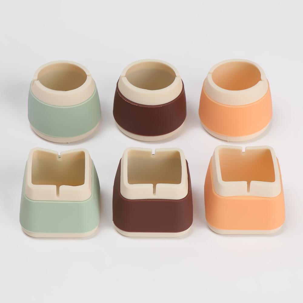 SUENIN Bộ 4 Miếng Bọc Chân Ghế Bằng Silicone