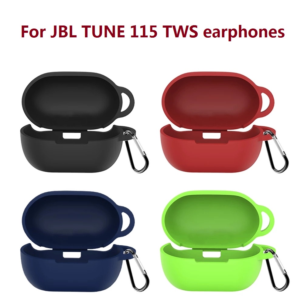Vỏ Bảo Vệ Hộp Sạc Tai nghe không dây JBL Tune 115TWS T115TWS Bằng Chất Liệu Silicon