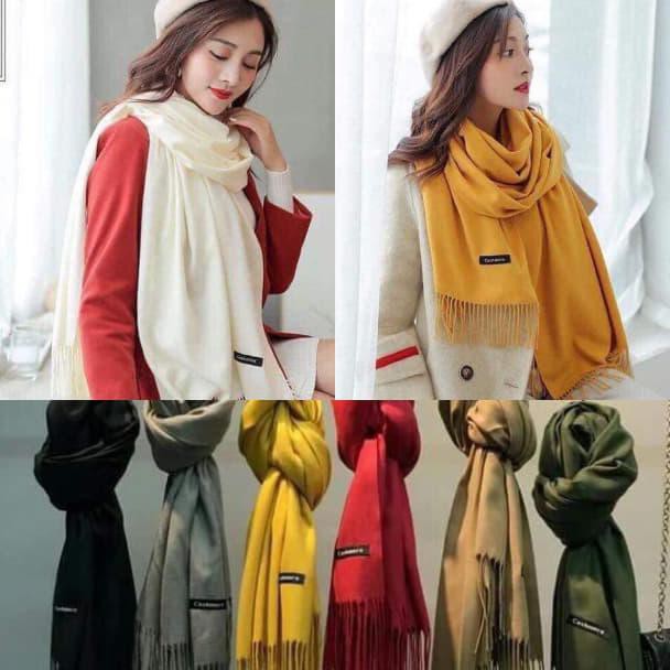 Khăng Choàng Cổ FREESHIP Khăn Dạ Len Quàng Cổ Nam Nữ Cao Cấp Nhiều Màu Khăn Cashmere .