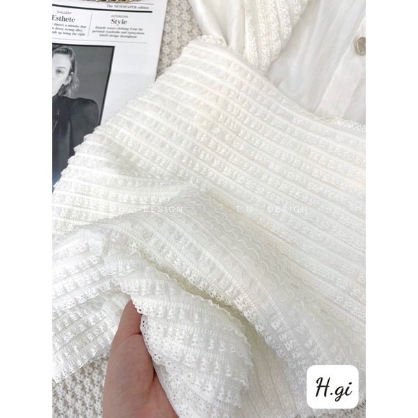 Set áo, chân váy sang chảng