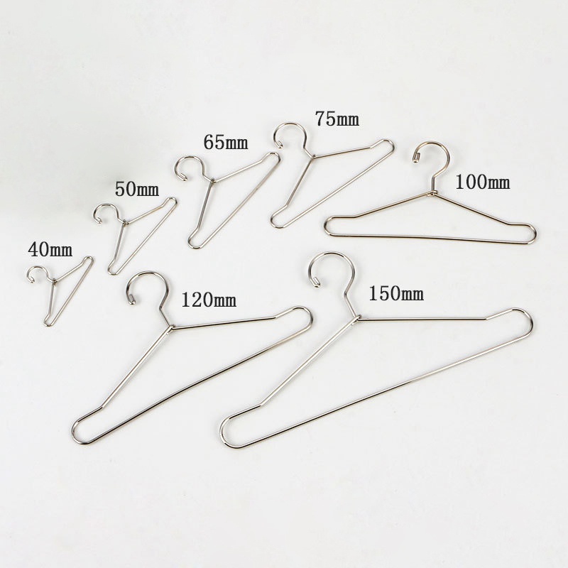 Set 10 Móc Treo Quần Áo Búp Bê Bằng Kim Loại