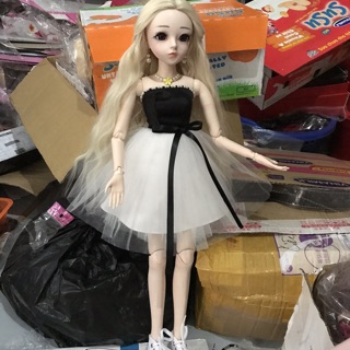 búp bê doris 1/3 mặc váy thiết kế