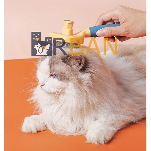 𝗨𝗿𝗯𝗮𝗻_𝗖𝗿𝗮𝘇𝘆 𝗣𝘂𝗽𝗽𝘆_Lược gỡ rối lông thú cưng_Lược chải lông