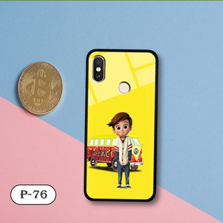 Ốp lưng kính 3D Xiaomi Redmi Note 6 Pro-cute