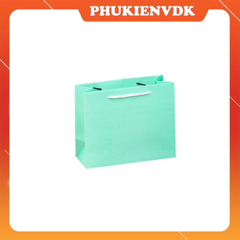 Túi đựng quà túi giấy cứng màu xanh Tiffany cao cấp có nhiều size