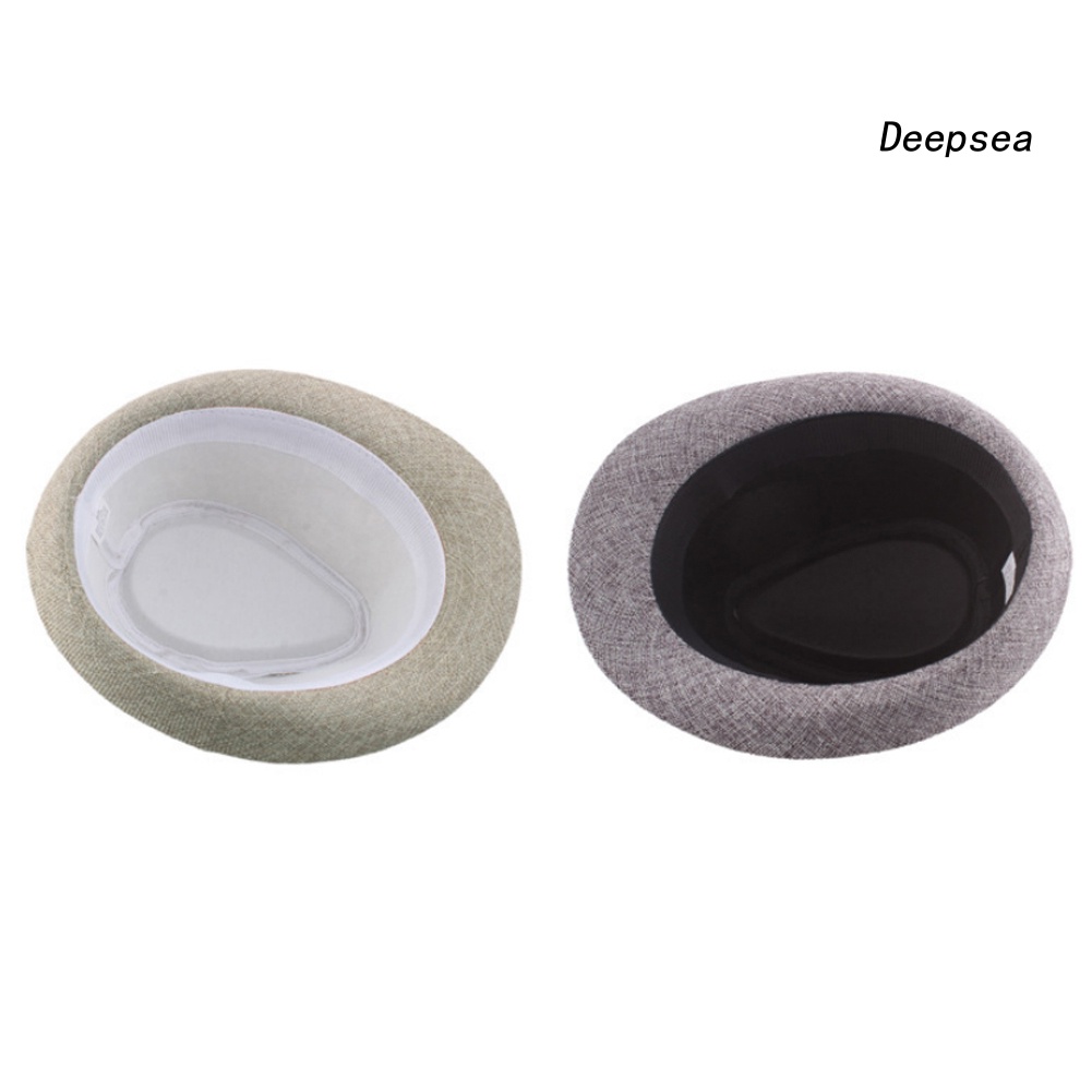 Áo Thun In Hình Dpss Thời Trang Năng Động❥Mũ Fedora Nỉ Rộng Vành Màu Trơn Chống Nắng Đi Biển Mùa Hè Cho Nam