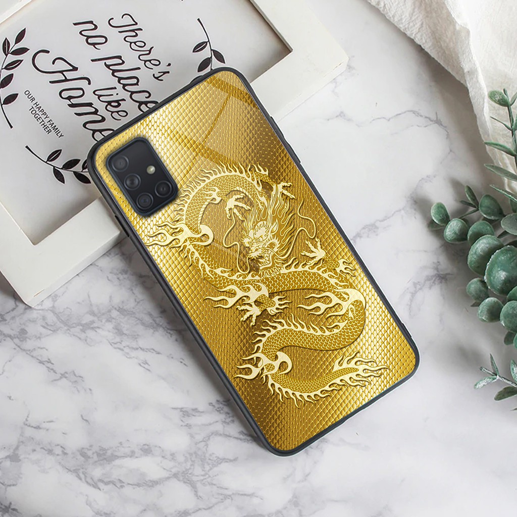 Ốp lưng kính CƯỜNG LỰC điện thoại SAMSUNG A51 - A71 in hình rồng sói Doremist | BigBuy360 - bigbuy360.vn