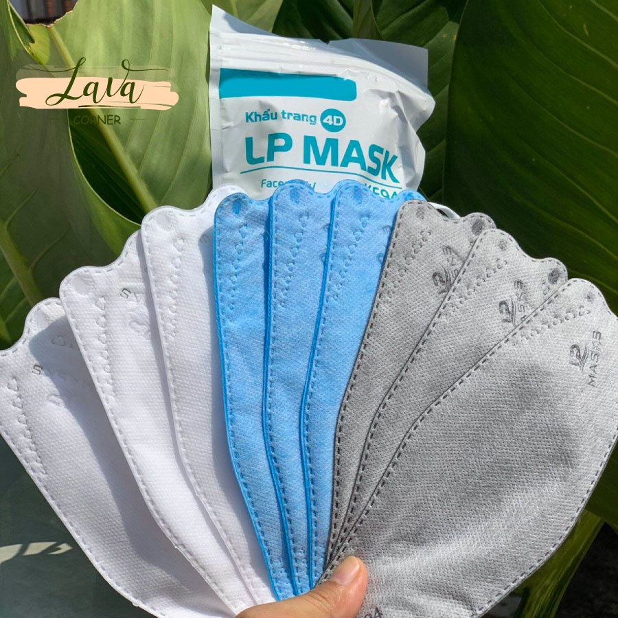 Set 10 Chiếc Khẩu Trang 4 Lớp KF94 Mask Chống Bụi Mịn Và Kháng Khuẩn Hàng Cao Cấp