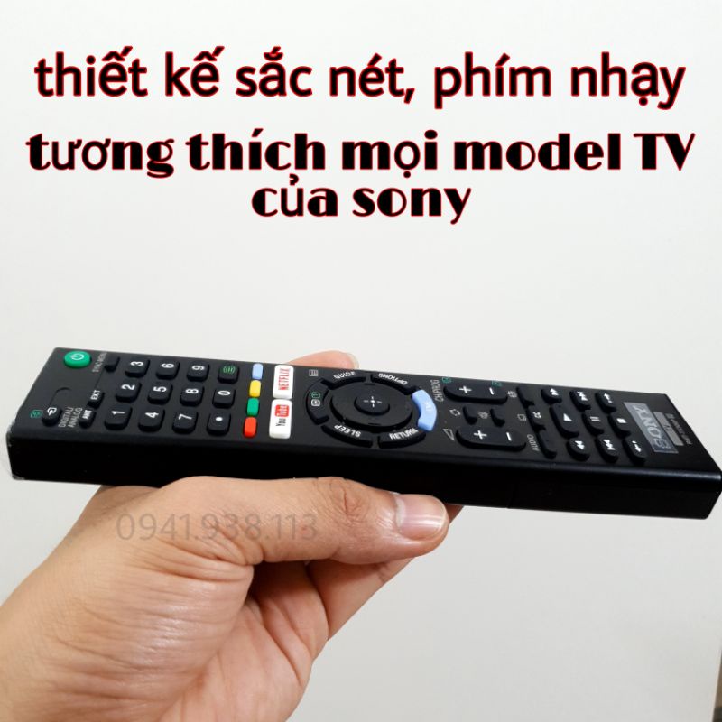 Remote tivi, Điều khiển tivi sony hàng cao cấp RMT-TX200, TX300 (HÀNG XUẤT MALAYSIA)