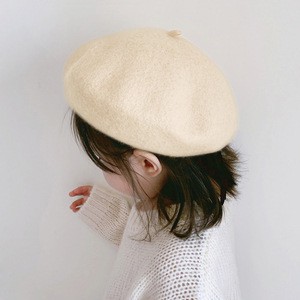 Mũ cho bé gái - Mũ nồi len beret cho bé từ 2-8 tuổi đáng yêu có dây rút chất mềm mịn kiểu dáng Hàn Quốc ML02