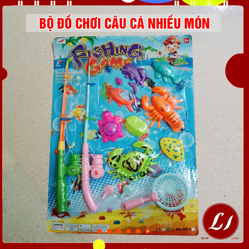 Bộ đồ chơi CÂU CÁ 11 chi tiết cho bé thỏa sức vui chơi (vỉ cá)