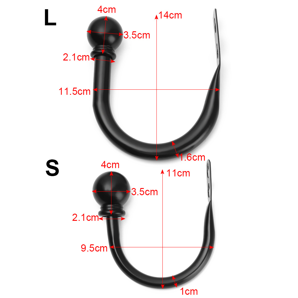 2 Móc Treo Rèm Cửa Tiện Lợi