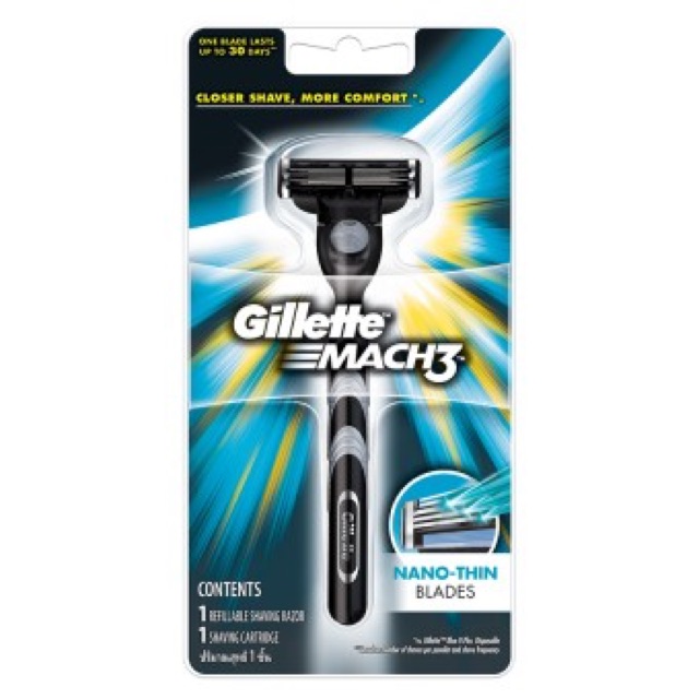 Bàn cạo Gillette Mach 3 ( 3 lưỡi)