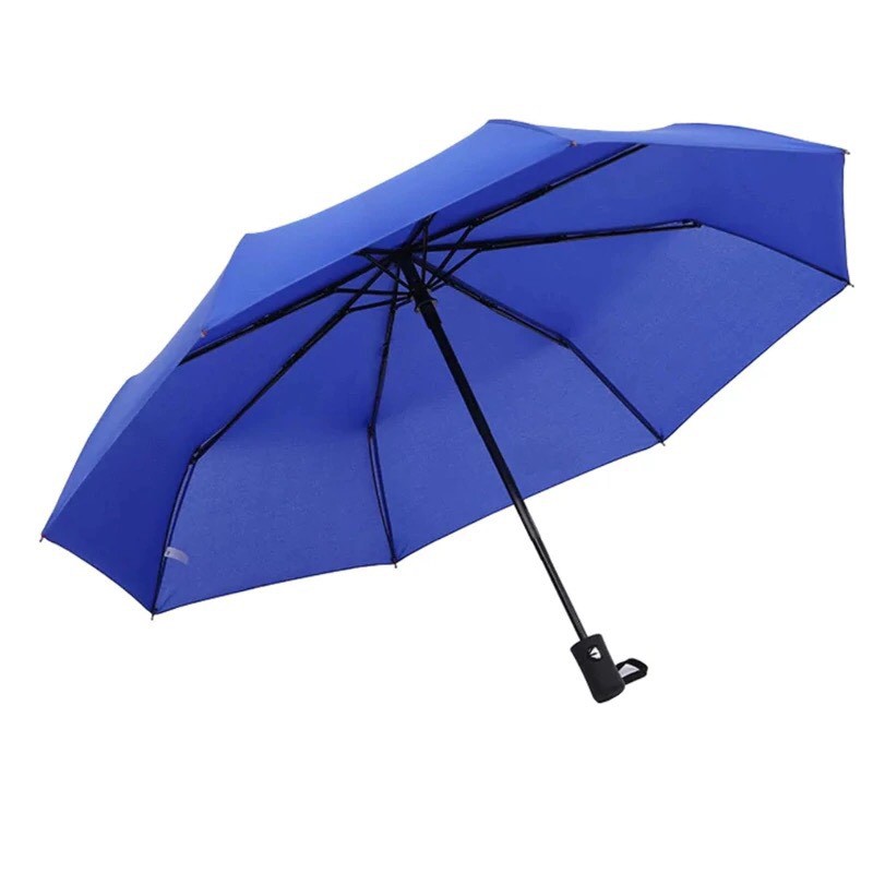 Hàng Xuất Nhật Ô Dù Đi Mưa Mở Nút Tự Động Thiết Kế Bằng Thép 304 đường kính 105 cm màu xanh nước biển