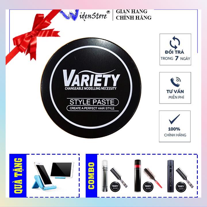 Sáp Vuốt Tóc Nam VARIETY Gel Wax Keo Vuốt Tóc Tạo Kiểu Giữ Nếp Tóc Siêu Cứng WIDEN STORE WST09 + [QUÀ TẶNG KÈM]