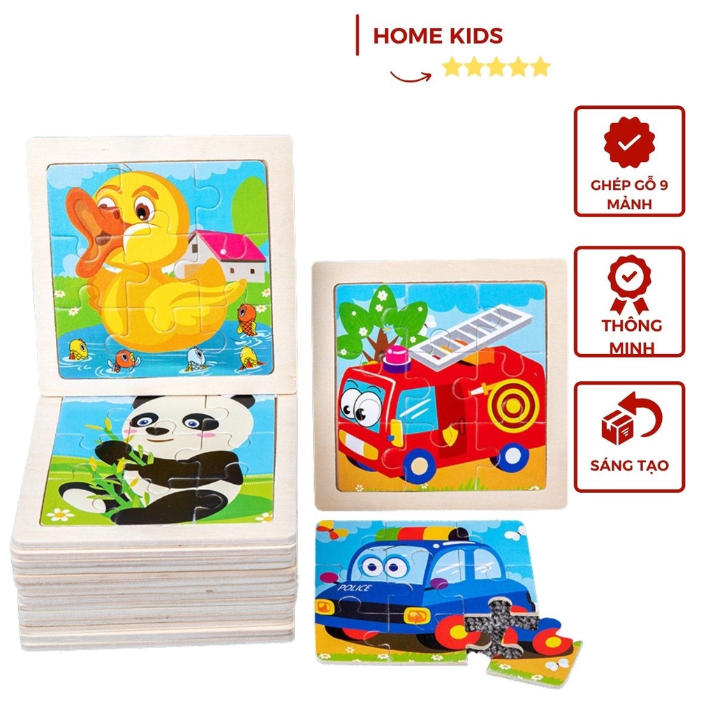 Bảng ghép hình bằng gỗ nhiều hình Giúp trẻ nhận biết màu sắc, Thống kê Và khả năng tư duy logic, học hỏi cho bé