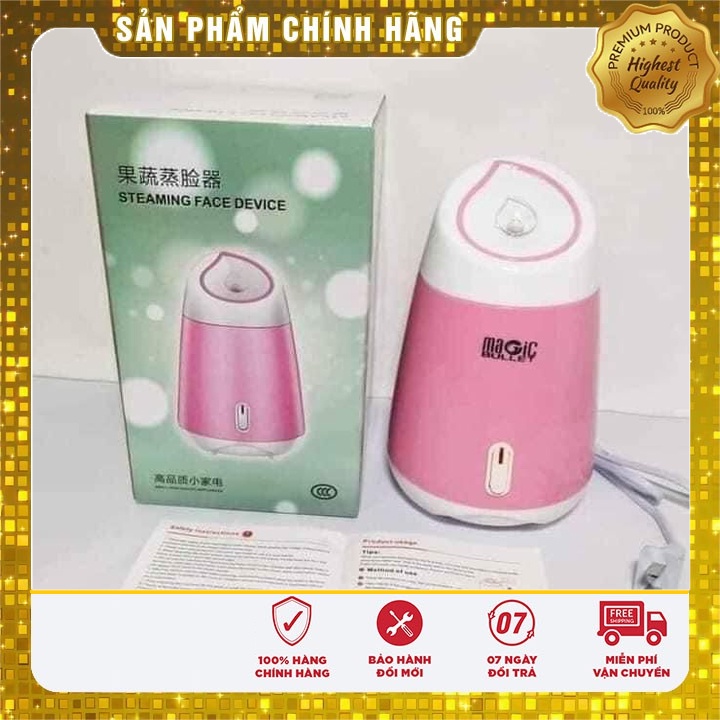 Máy Xông Hơi Da Mặt Hoa Quả Tươi MAGIC BULET, Máy Xông Chanh Sả Gừng, Phun Sương Tinh Dầu Mini - Bảo Hành 12 Tháng