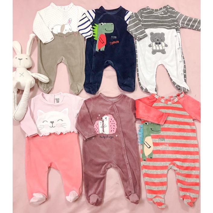 Sỉ body sleep nỉ nhung cho bé