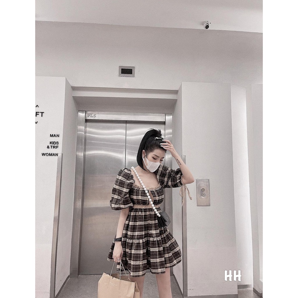 Đầm babydoll, đầm ulzzang nữ phong cách Hàn quốc trẻ trung, đầm nữ thiết kế đủ size, chất vải đẹp, may kỹ