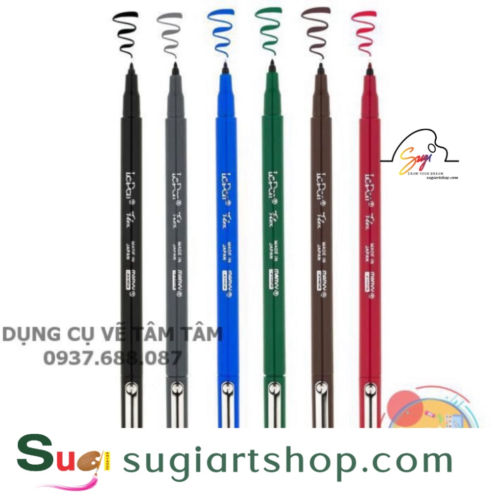 Bút LePen Flex Đầu Brush Marvy 4800