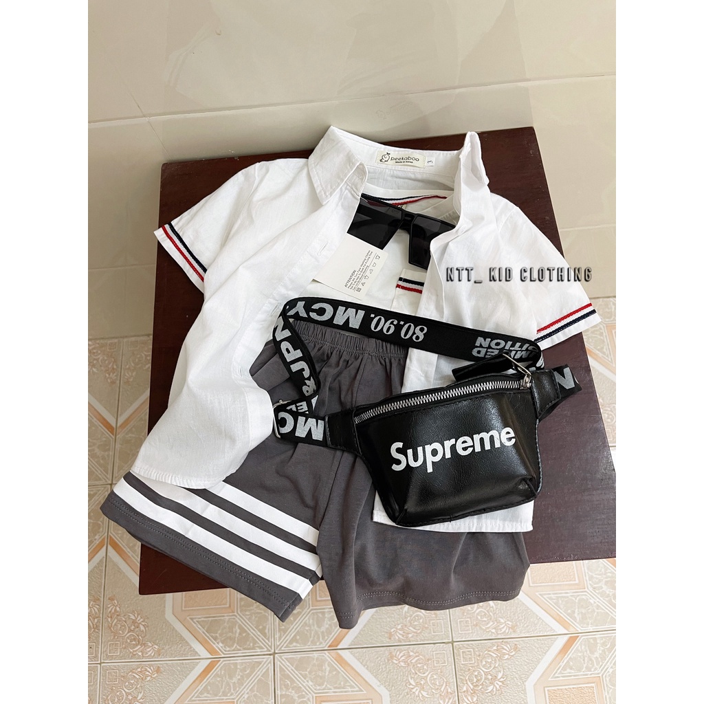 Sét 3ct cho bé trai gồm cả áo sơ mi