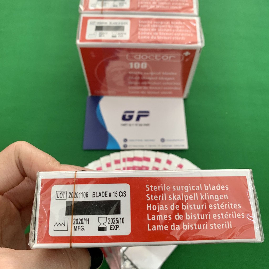 LƯỠI DAO DOCTOR SỐ 10, 15, 20 LƯỠI DAO MỔ PHẪU THUẬT DÙNG 1 LẦN