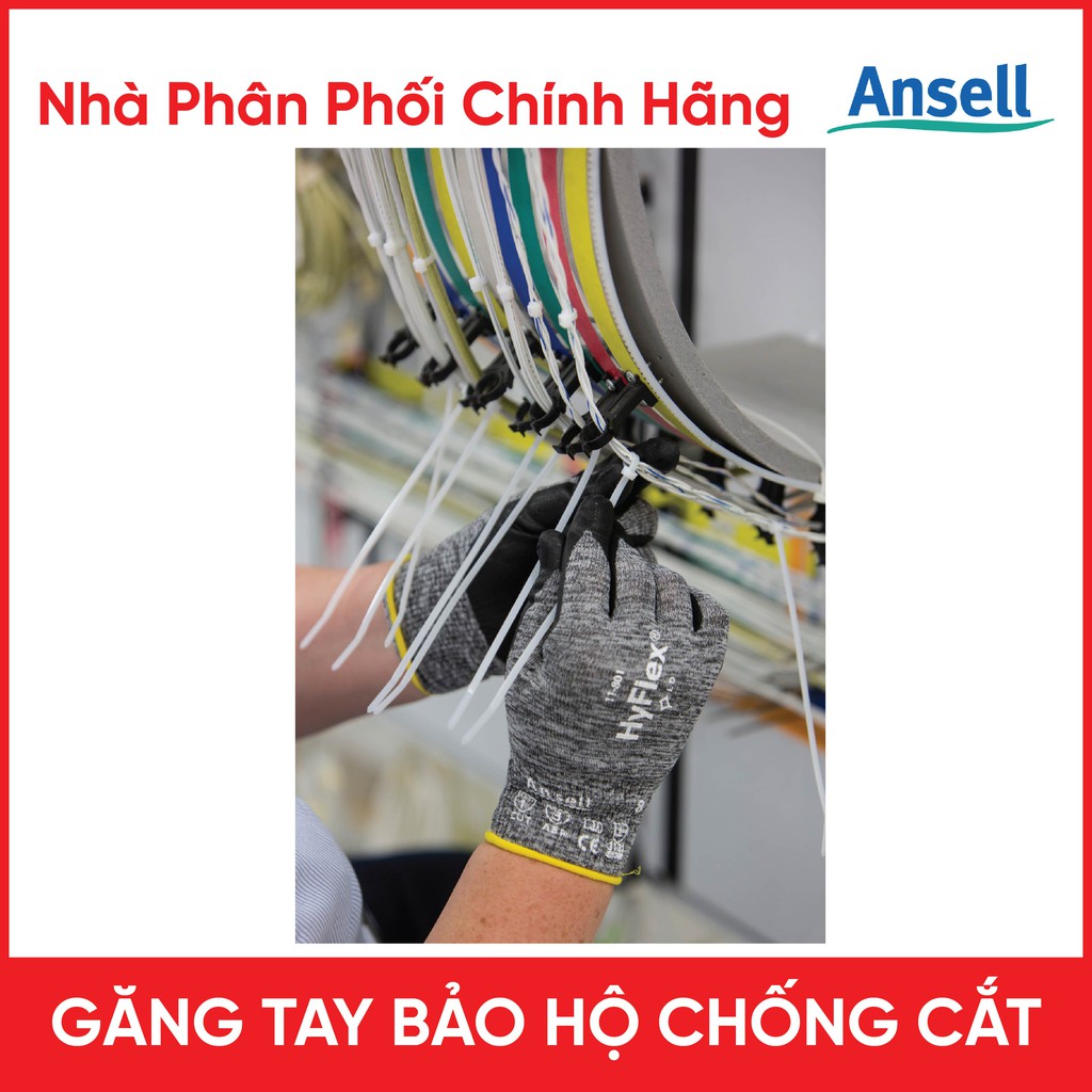 Găng Tay Chống Cắt Ansell 11-801 Cấp Độ 1 - Găng Tay Chống Đâm Xuyên