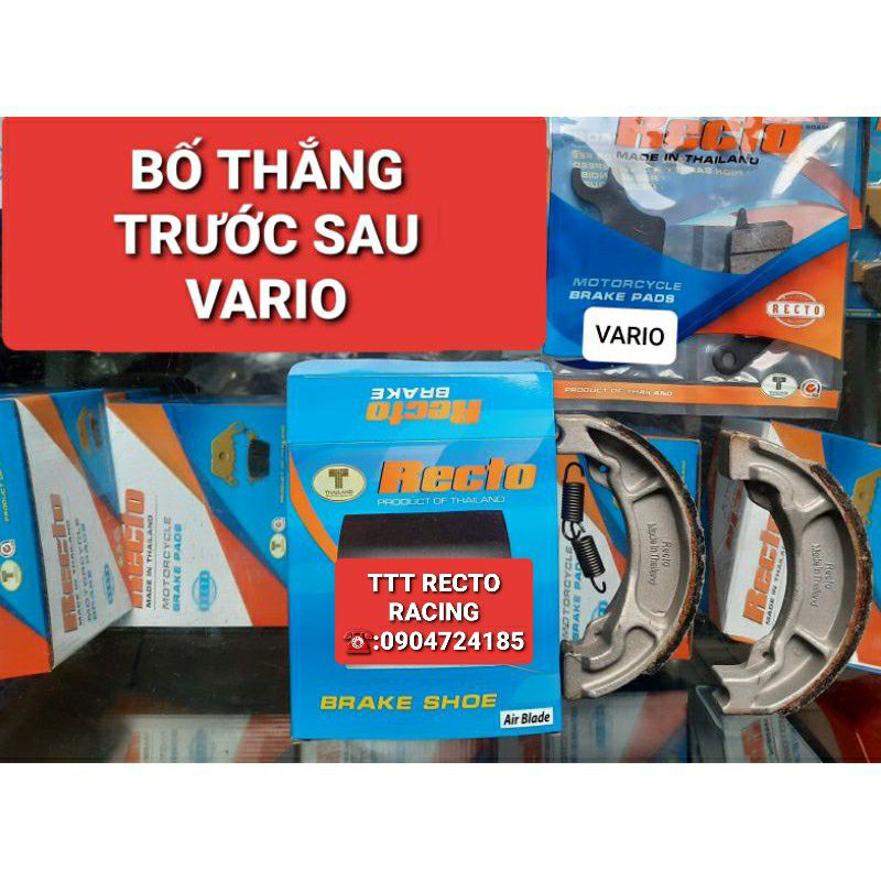 BỐ THẮNG TRƯỚC SAU VARIO 150CC RECTO THAILAN