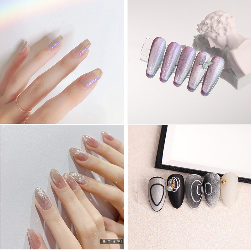 MONJA Lọ Nước Sơn Móng Tay Gel UV Mắt Mèo 7.5ml