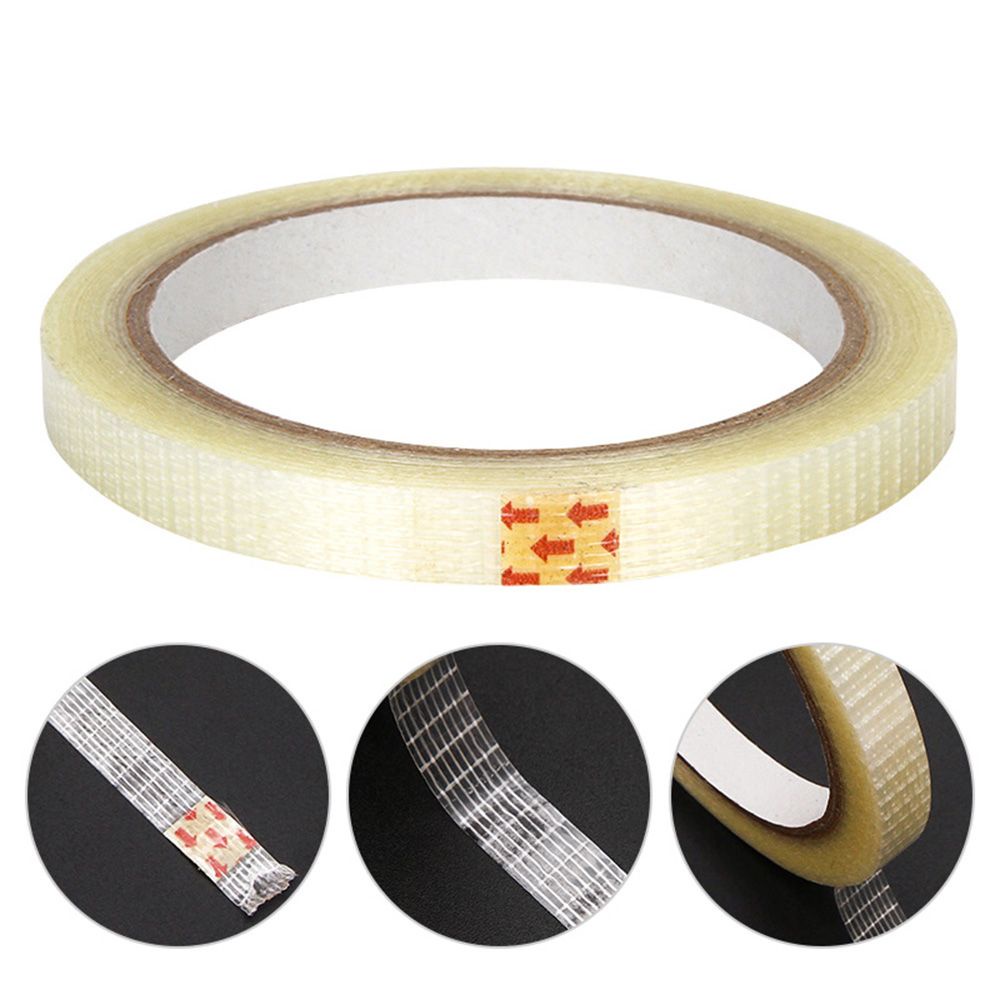 Băng Keo Dán Hộp Vách Ngăn Bằng Sợi Thủy Tinh Bền Chịu Nhiệt Độ Cao 50Meter