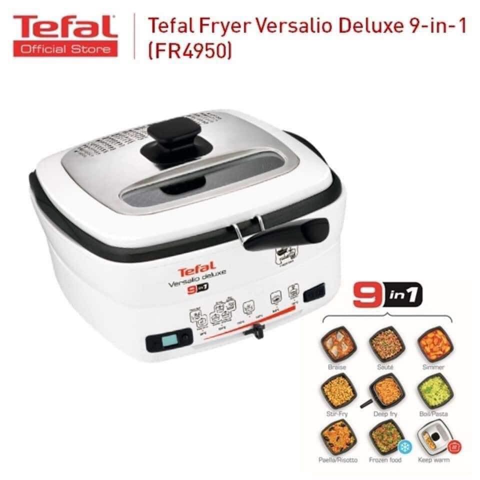 Nồi chiên ngập dầu đa năng Tefal FR4950 multi cooker 9 in 1