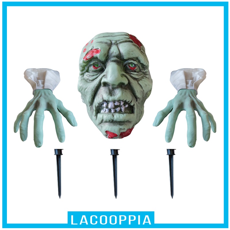 [LACOOPPIA]Scary Garden Zombie Decoration Horrible Outdoor Lawn Severed Spooky Ornament