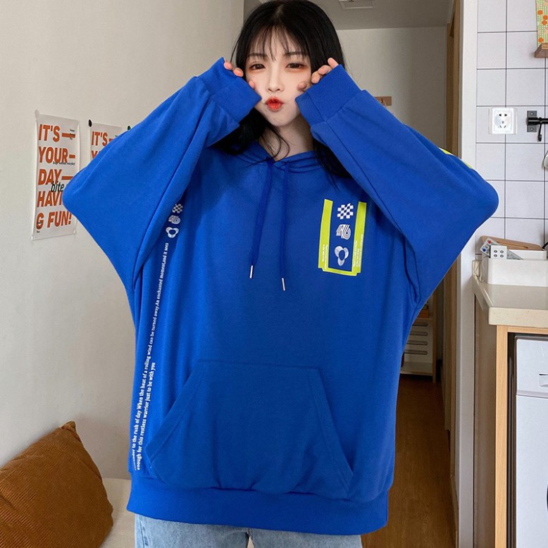 Áo khoác hoodie nỉ UNISEX 🚚 FREESHIP 🚚 áo hoodie nữ in HÌNH CARO SAU LƯNG siêu đẹp cá tính SUNSTORE