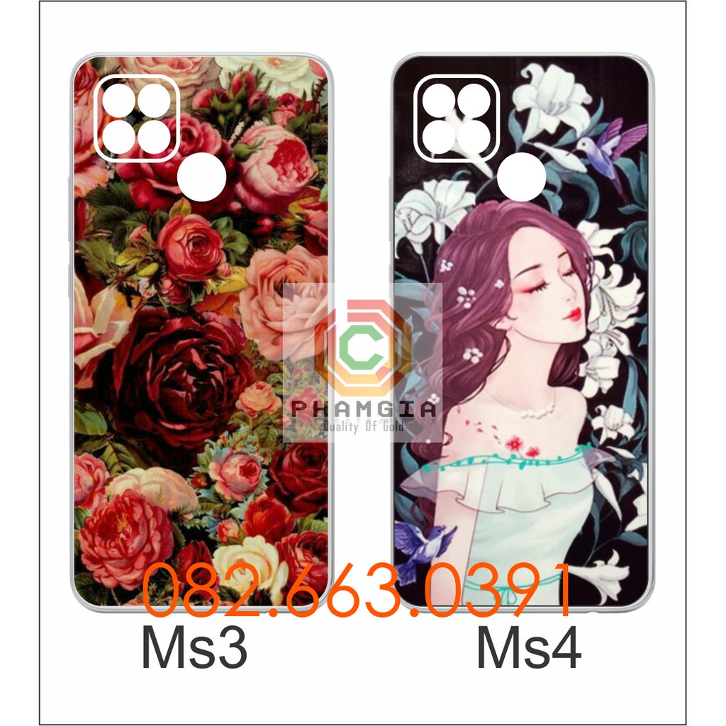 Ốp lưng Oppo A15 / A15S dẻo trong bảo vệ cam in hình đẹp (P2)