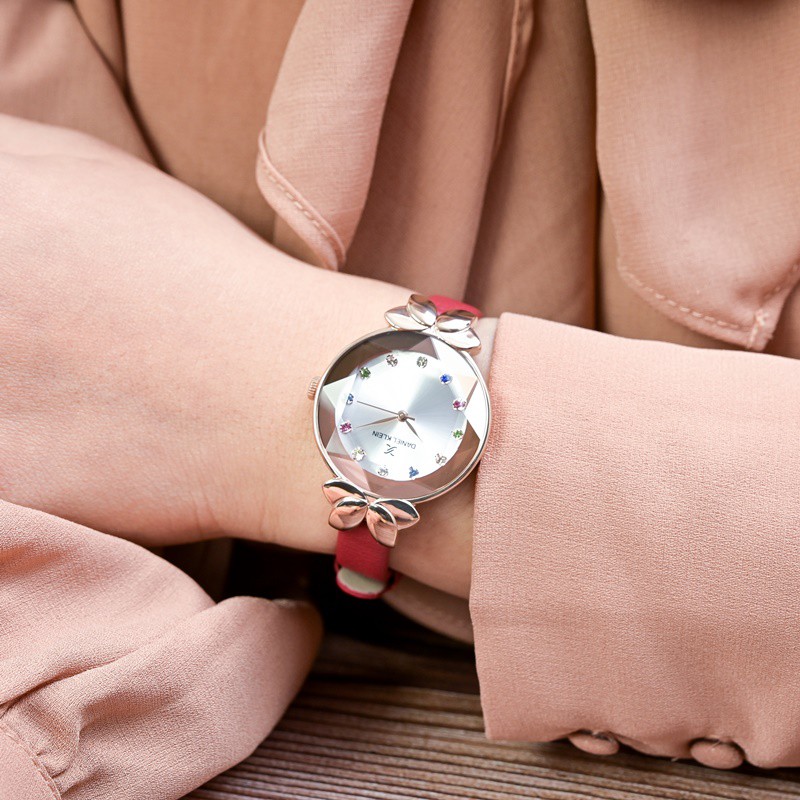Đồng hồ Nữ Daniel Klein Flowers Red DK.1.12553.4