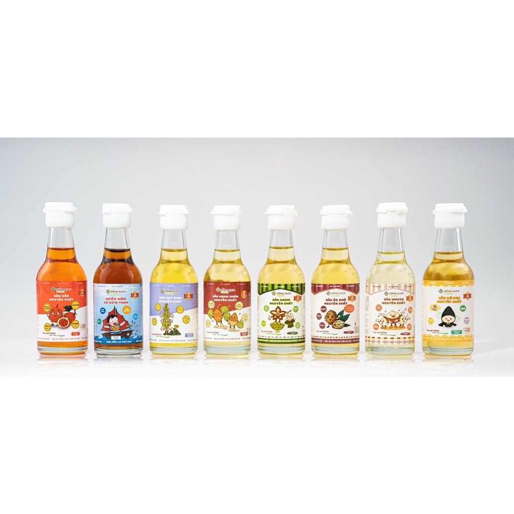[Green Food] Dầu ăn dặm cao cấp đủ loại cho bé từ 6m Sống Sạch Food