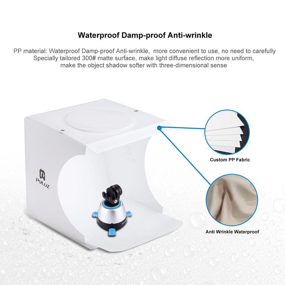 Hộp Đèn LED Đôi 20cm Hỗ Trợ Chụp Ảnh Studio Kèm Phụ Kiện